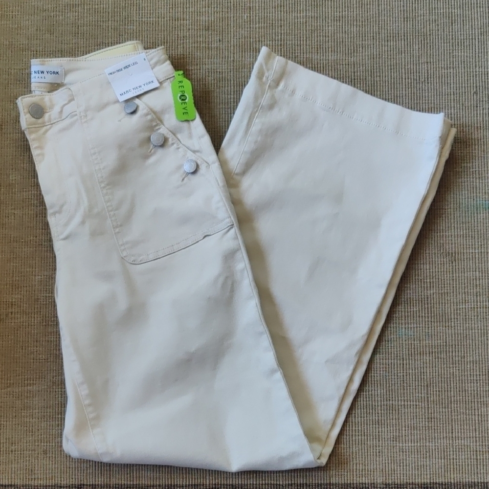 Marc New York Cream High Rise Women Jeans